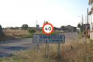 Entrada al pueblo desde la carretera que viene desde la Venta de los Ajos