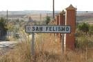 Entrada de San felismo tomada desde la carretera que viene de Villacete