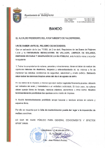 BANDO PELIGRO DE INCENDIOS 2015