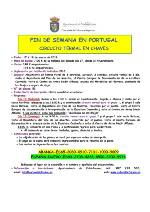 FIN DE SEMANA EN PORTUGAL Circuito Termal en Chaves 2018